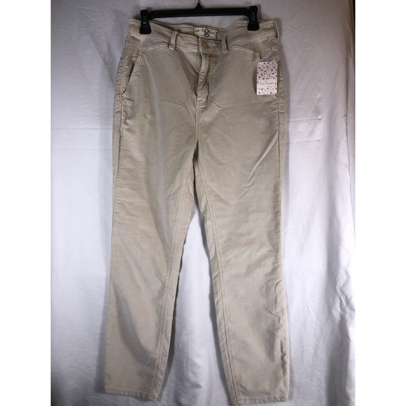 NEW Free People‎ We the Free Fine Line Straight Cropped Pants Velvet Moon Rising - Picture 6 of 8